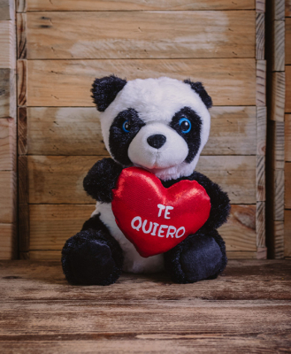 Comprar Peluche de Oso Panda con Corazón en Alicante